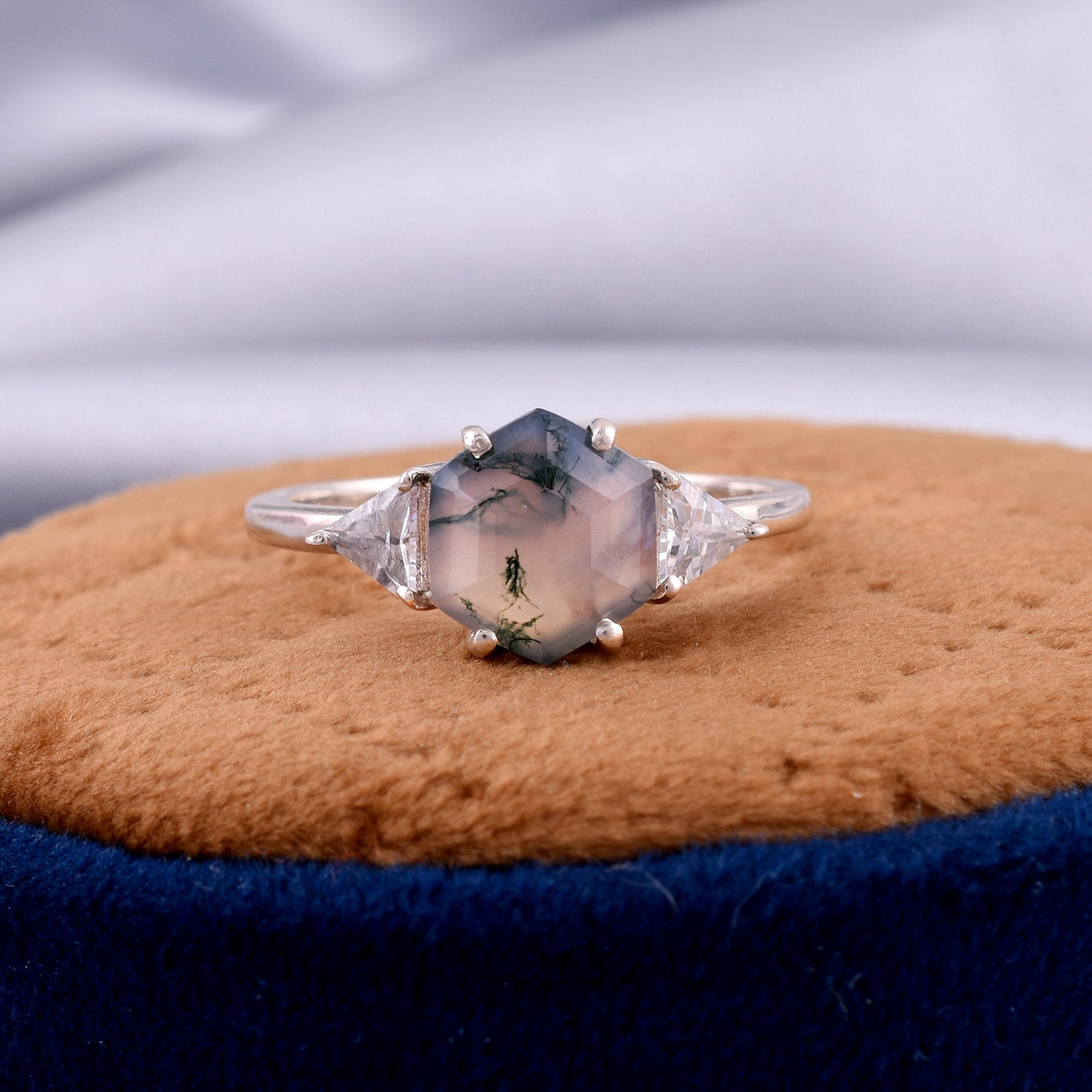 Silver Gemstone Rings