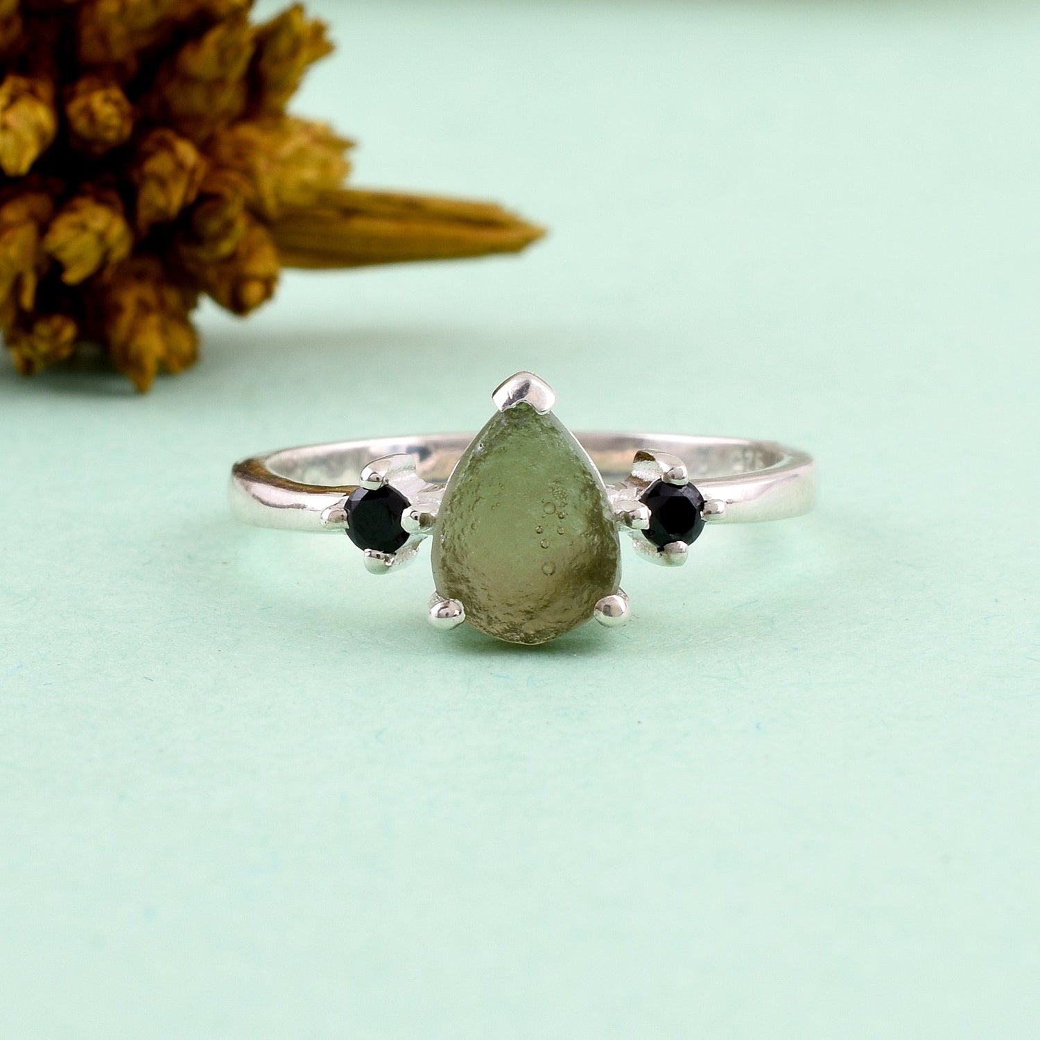 925 Silver Moldavite Jewellery