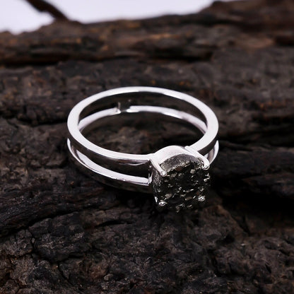 Natural Raw Pyrite Ring