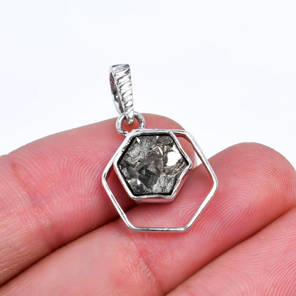 Natural Raw Pyrite Pendant