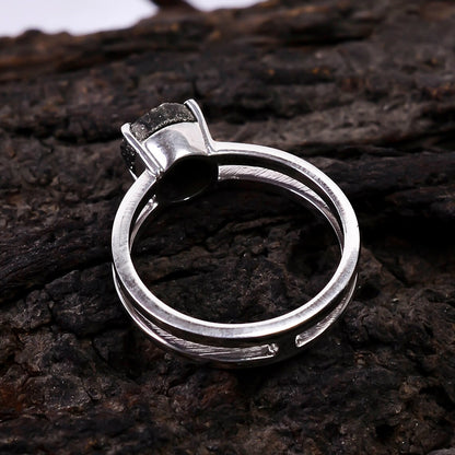 Natural Raw Pyrite Ring