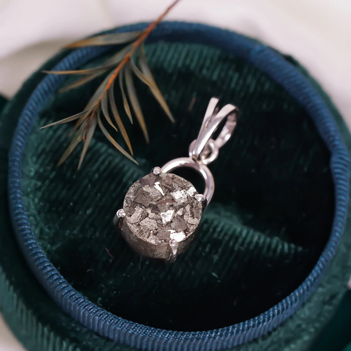 Natural Raw Pyrite Pendant