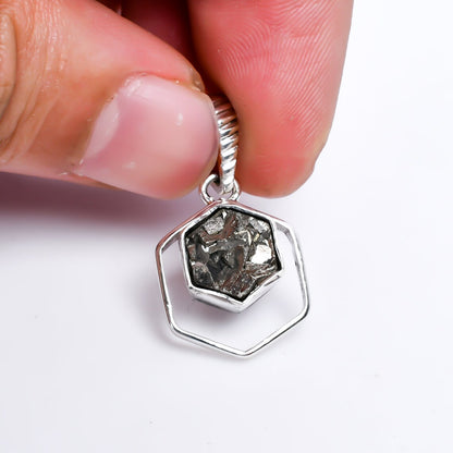 Natural Raw Pyrite Pendant