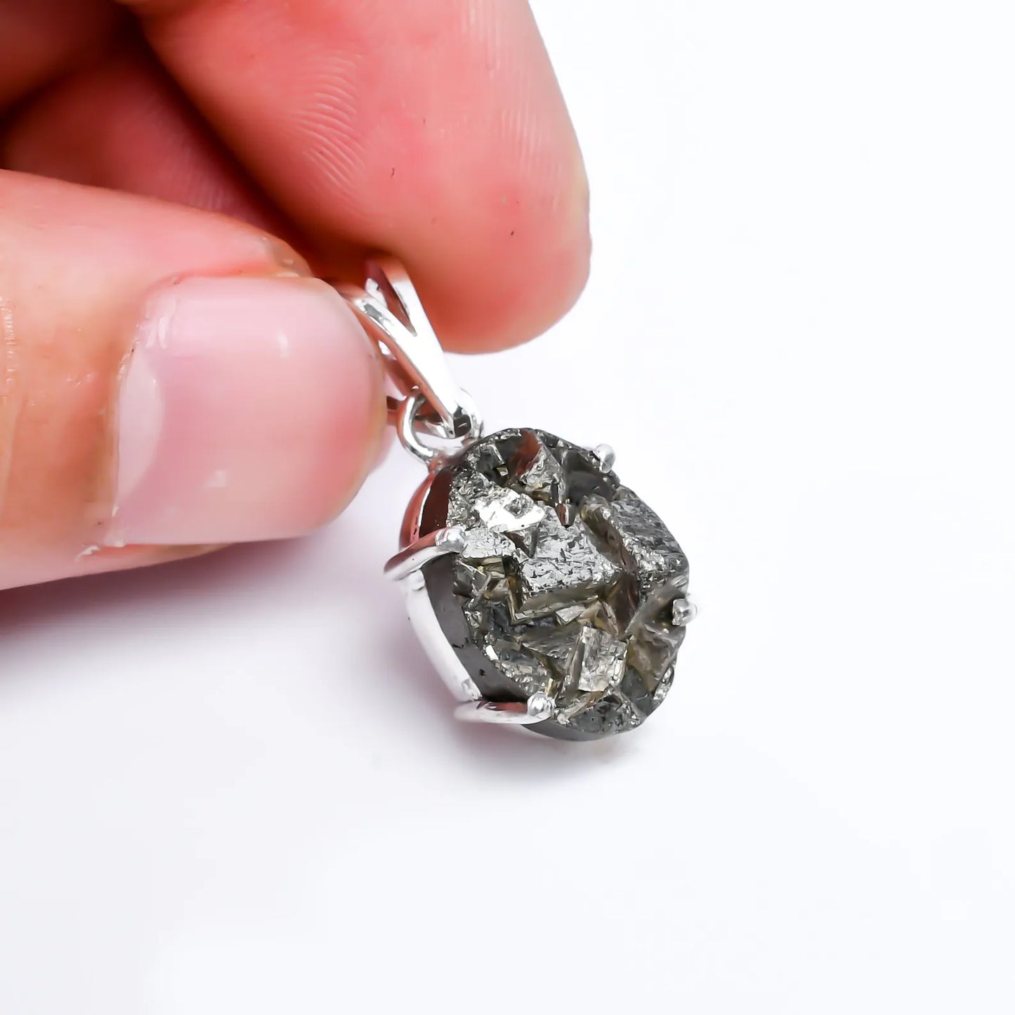 Raw Natural Pyrite Necklace