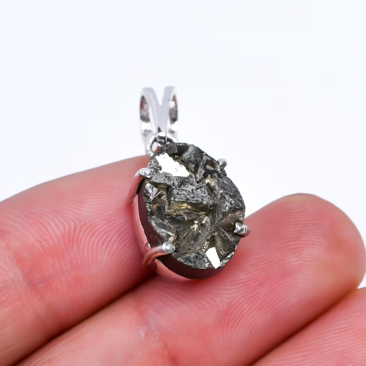 Raw Natural Pyrite Necklace